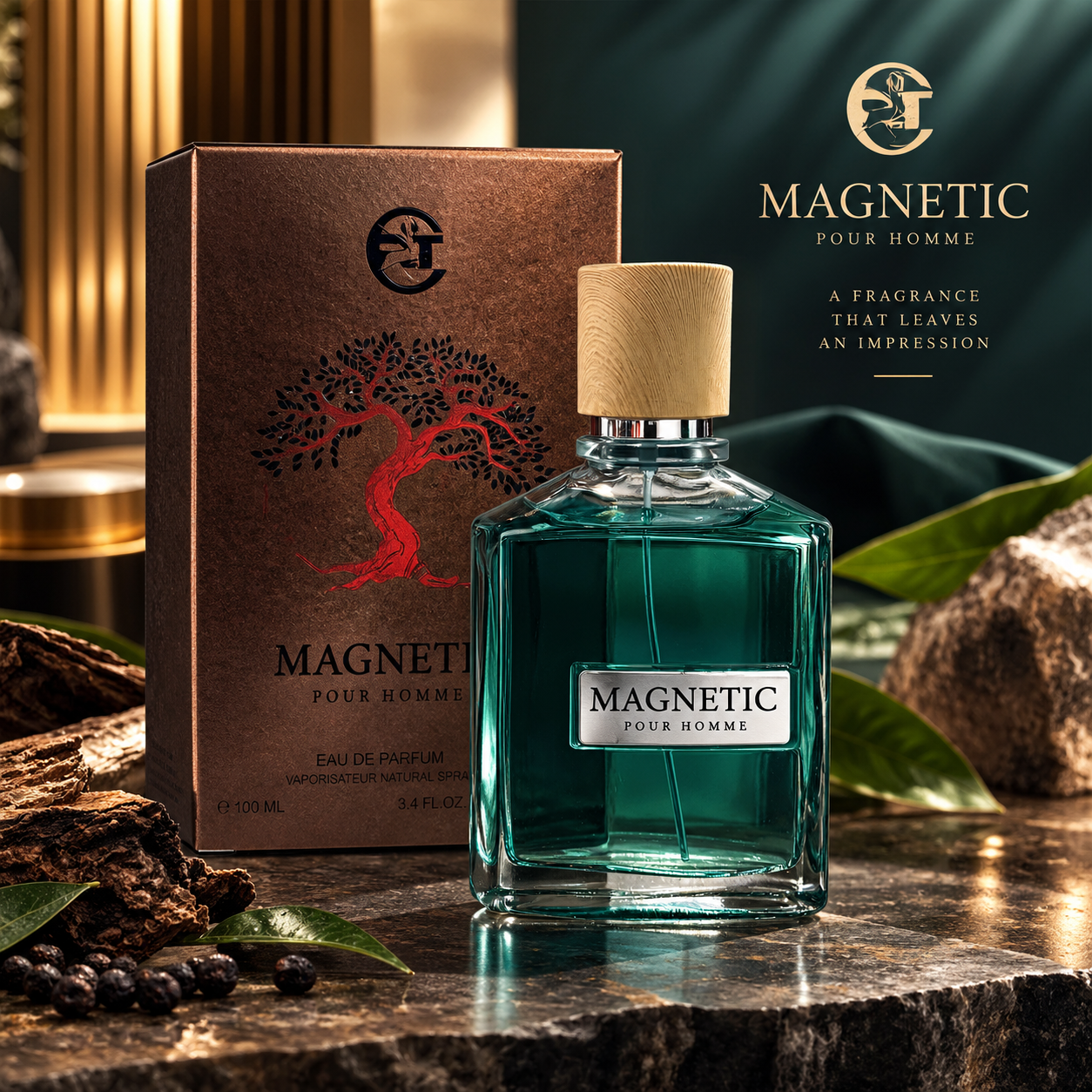 ادوپرفیوم مردانه مگنتیک پور هوم | Magnetic Pour Homme حجم 100 میلی‌لیتر
